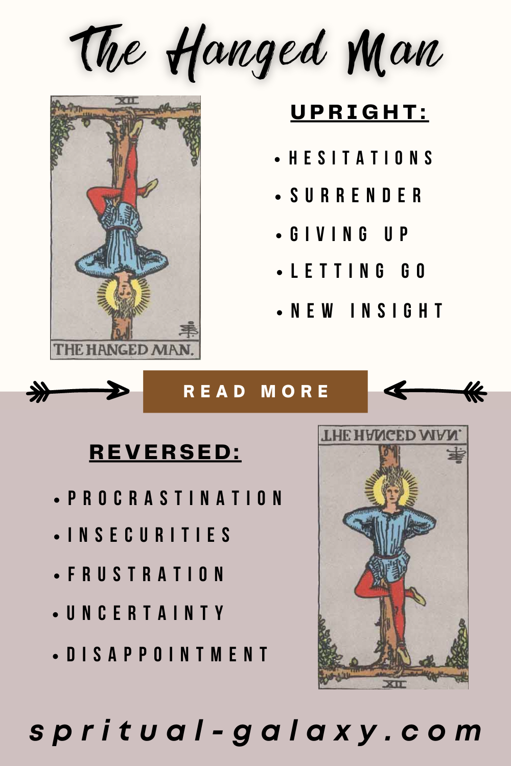 Hanged Man Upright Tarot Card Meaning