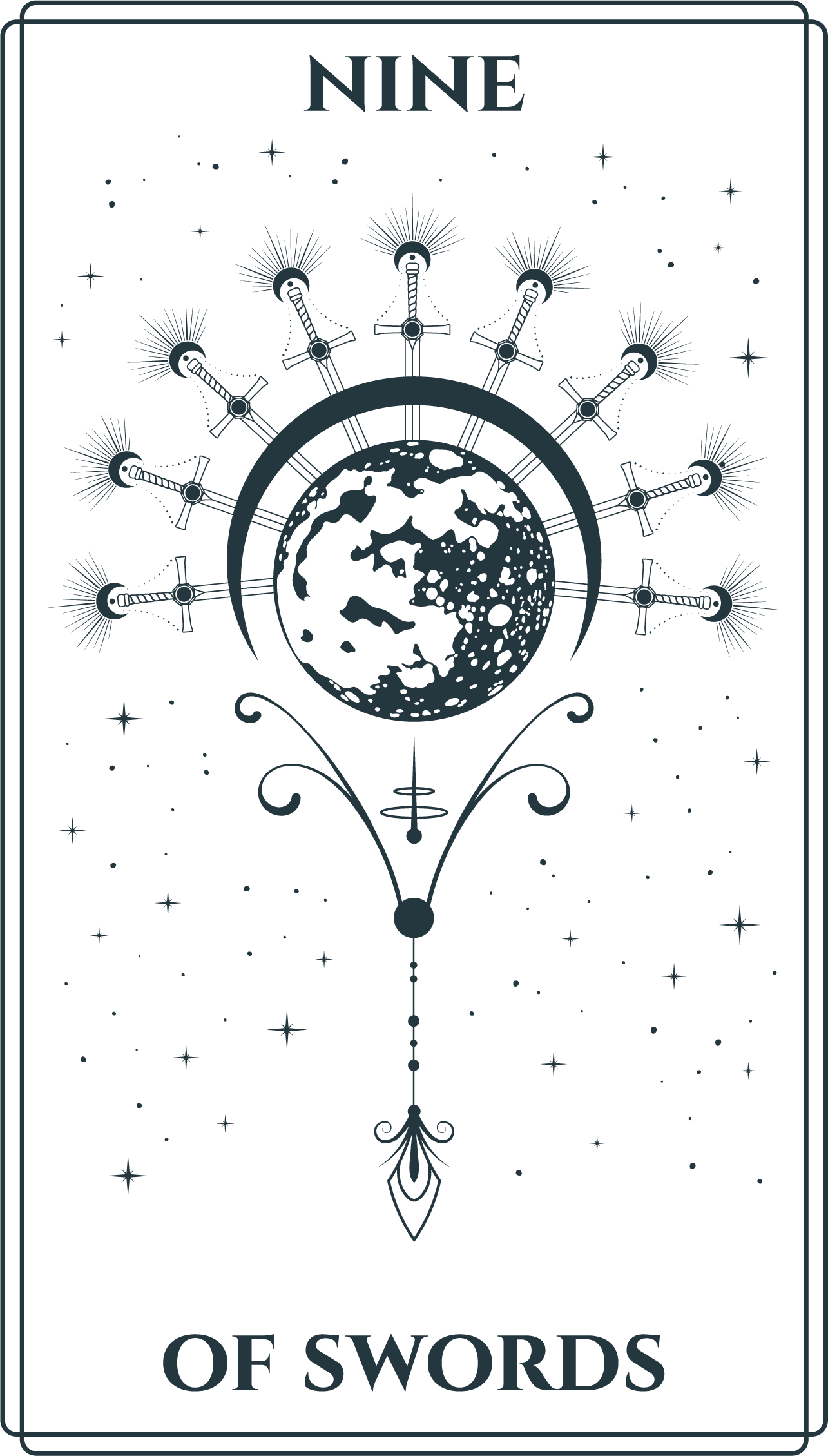 Ix Swords Tarot Card Meaning