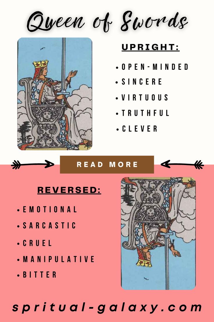 Queen Of Swords Reversed Tarot Card Meaning
