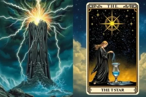 The Tower and The Star Combination in Tarot