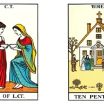 Two of Cups and Ten of Pentacles Combination