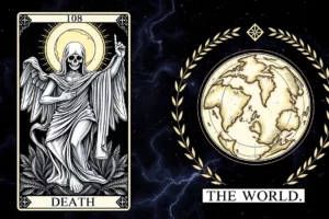 Death and The World Tarot Combination