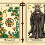Ace of Pentacles and The Magician Combination